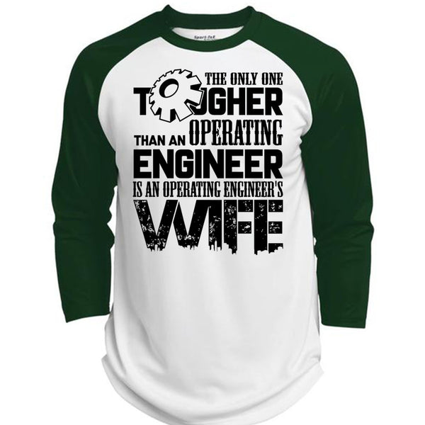 Operating Engineer's Wife T Shirt, Being A Husband T Shirt, Awesome T-Shirts  (Polyester Game Baseball Jersey)