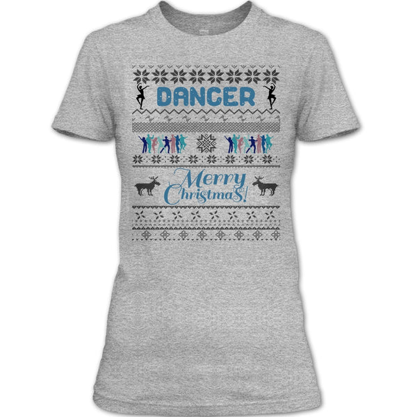 Dancer Merry Christmas T Shirt, Gift For Merry Christmas T Shirt