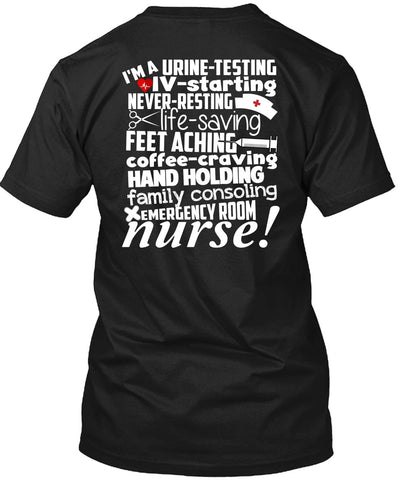A black t-shirt with the shopify logo