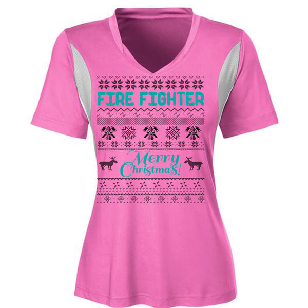 Firefighter Merry Christmas T Shirt, I Love Firefighter T Shirt, Awesome T-Shirts