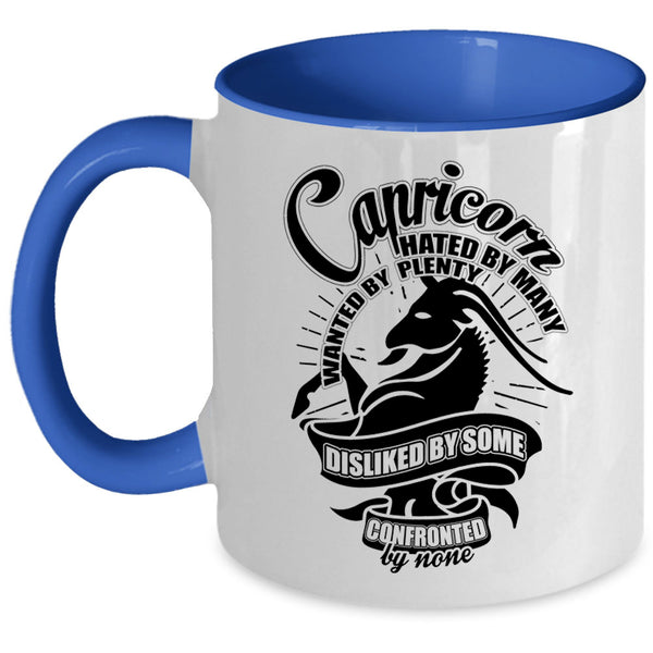 Awesome Capricorn Coffee Mug, Capricorn Wanted By Plenty Accent Mug