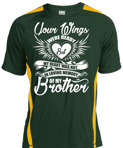 Loving Memory Of My Brother T Shirt, Your Wings T Shirt, Cool Shirt