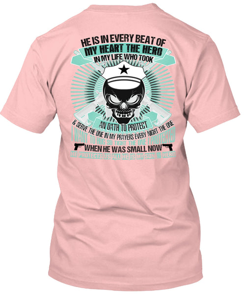 He Is My Son T Shirt, I Love Police T Shirt