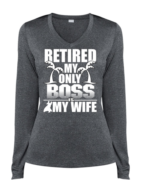 Retired My Only Boss Is My Wife T Shirt, Being A Husband T Shirt