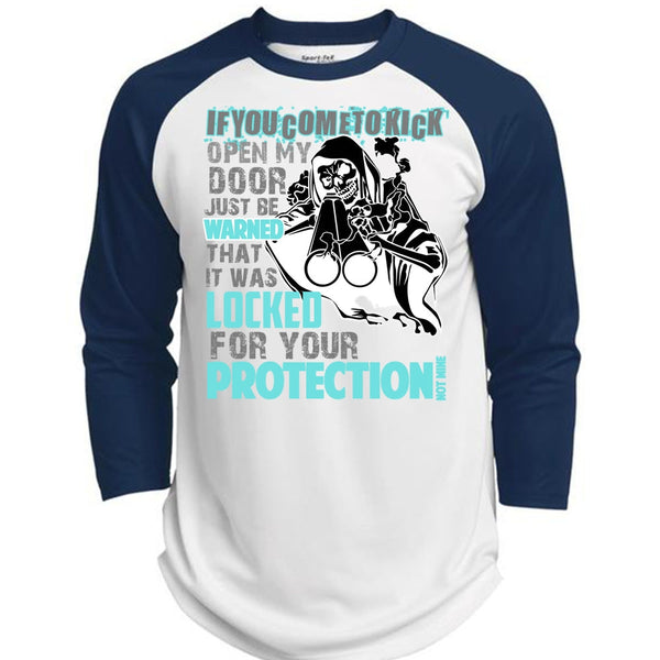 Locked For Your Protection T Shirt, I Love Veteran T Shirt, Awesome T-Shirts  (Polyester Game Baseball Jersey)
