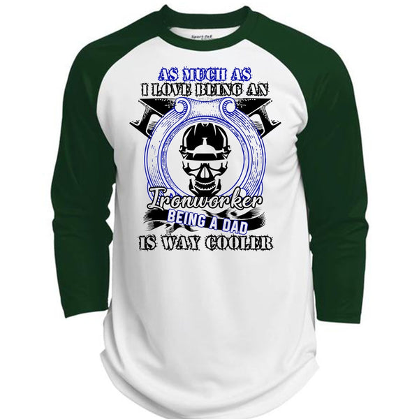 I Love Being An Ironworker T Shirt, I Love  Ironworker T Shirt, Awesome T-Shirts  (Polyester Game Baseball Jersey)