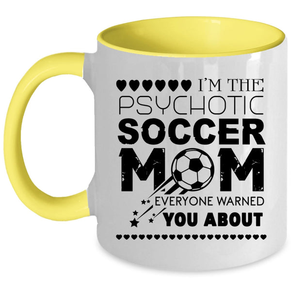 Crazy Enough To Love It Coffee Mug, Tough Enough To Be A Single Mom Accent Mug