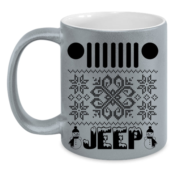 Christmas Gift For Jeep Driver Coffee Mug, Jeep Accent Mug