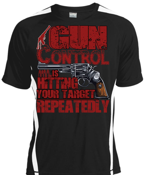 A black t-shirt with the shopify logo