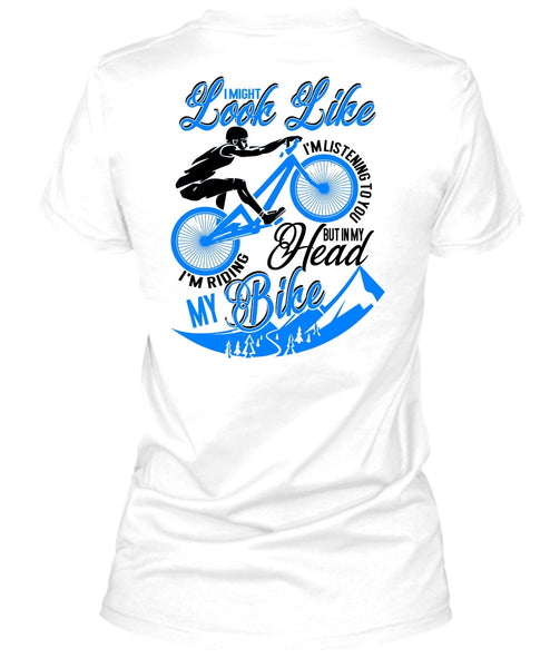 I'm Riding My Bike T Shirt, I Love Biker T Shirt