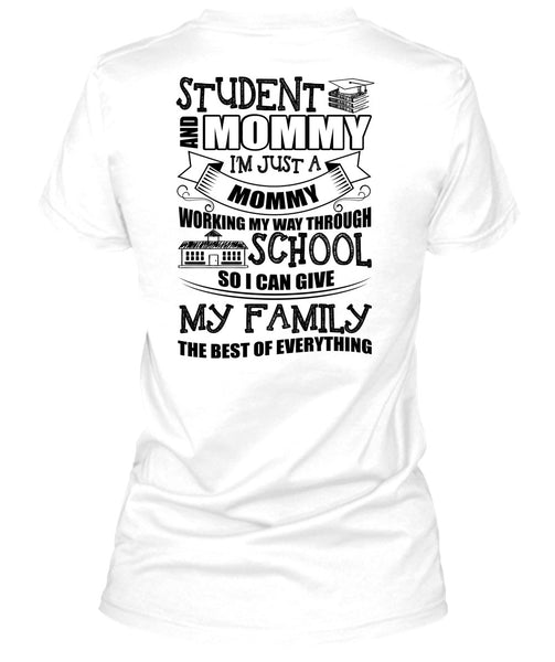 Student And Mommy T Shirt, I Love School T Shirt
