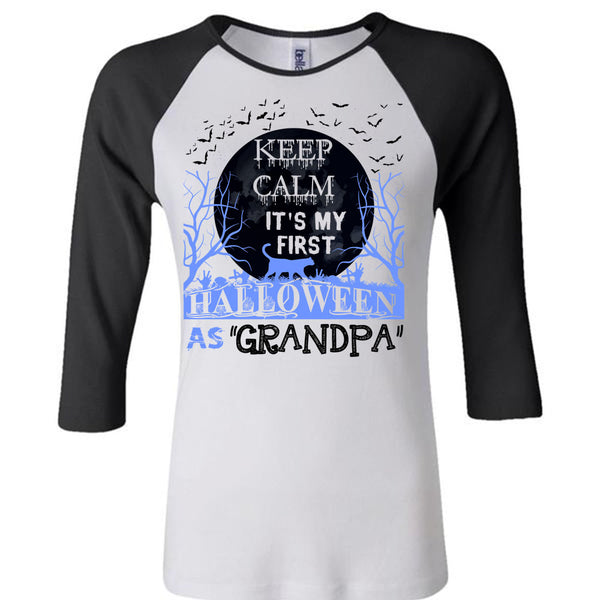 Keep Calm It's My First Halloween As Grandpa T Shirt, Wait For Halloween T Shirt, Awesome T-Shirts