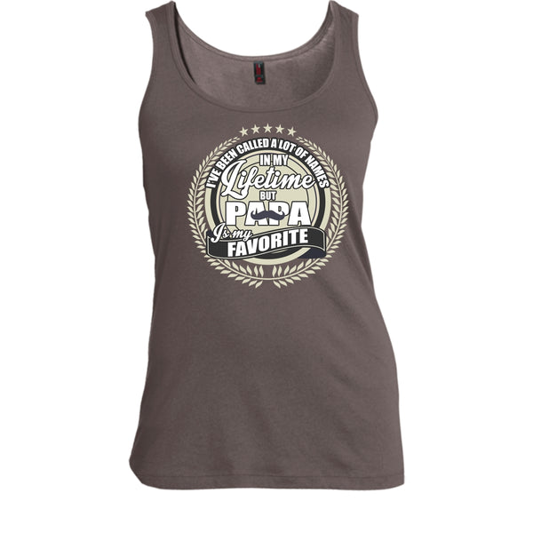 Papa Is My Favorite Name T Shirt, Coolest Papa Ever Tank Top