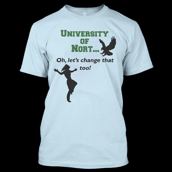 A black t-shirt with the shopify logo