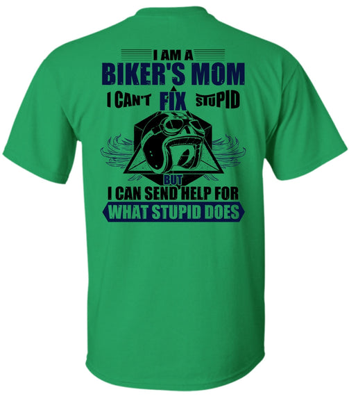 I Am A Biker's Mom T Shirt, I Love Biking T Shirt