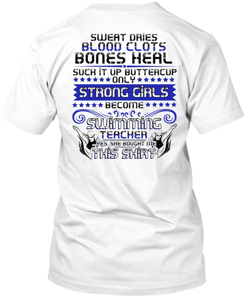 A black t-shirt with the shopify logo