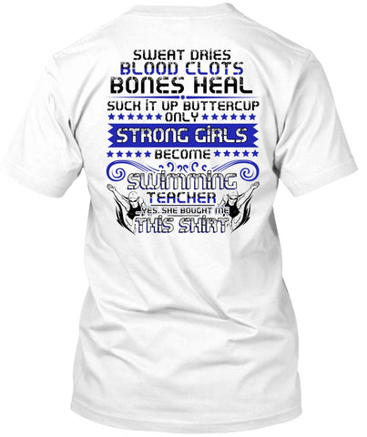 A black t-shirt with the shopify logo