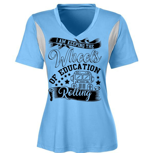 Wheels Of Education Rolling T Shirt, I Love Bus T Shirt, Awesome T-Shirts