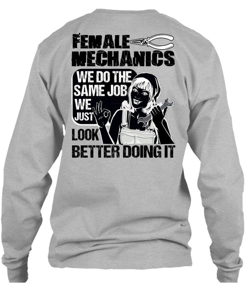 Female Mechanics T Shirt, I Love Mechanic T Shirt