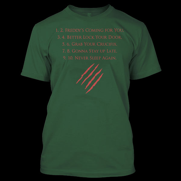 A black t-shirt with the shopify logo