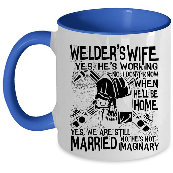 Cool Welder's Wife Coffee Mug, Welder's Wife Accent Mug