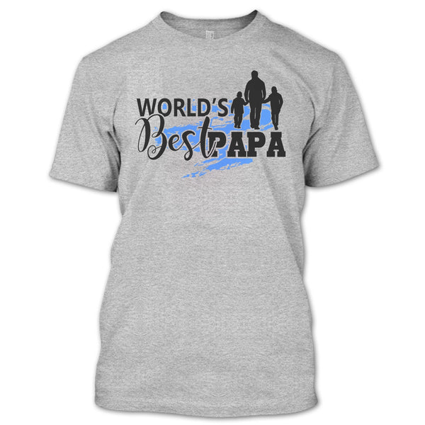 World's Best Papa T Shirt, Gift For Papa T Shirt