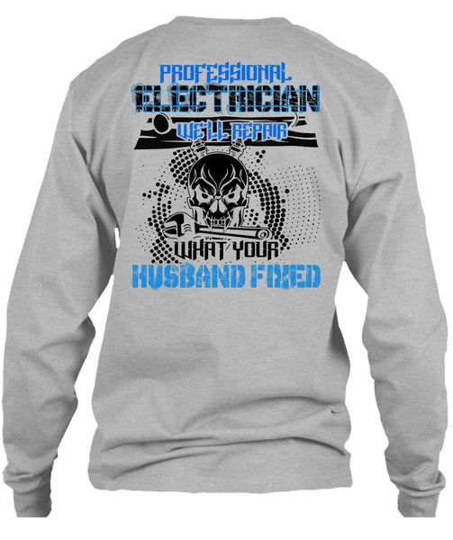 Professional Electrician T Shirt, I Love Electrician T Shirt