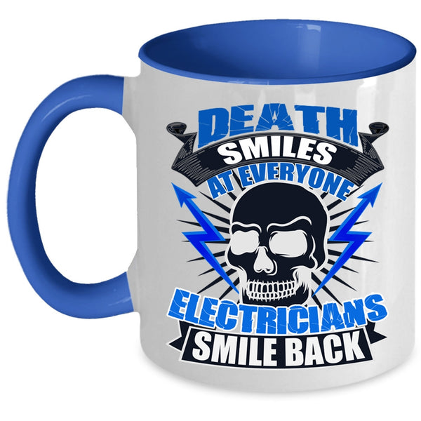 Awesome Electricians Coffee Mug, Electricians Smile Back Accent Mug