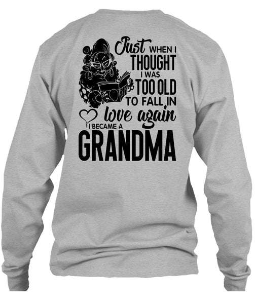 I Became A Grandma T Shirt, I Love Grandma T Shirt