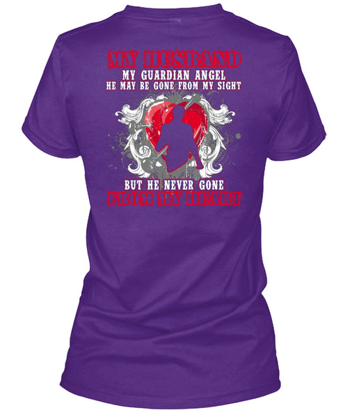 My Husband My Guardian Angel T Shirt, From My Heart T Shirt