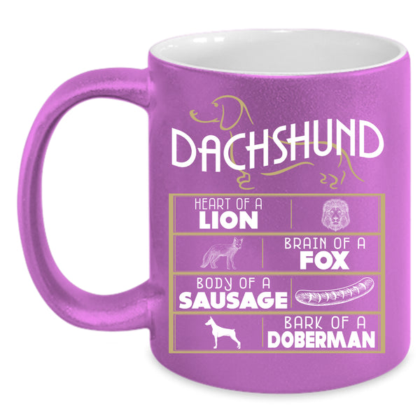 Dachshund Coffee Mug, Body Of A Sausage Coffee Cup