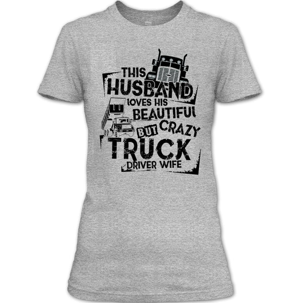 This Husband T Shirt, Coolest Trucker Husband T Shirt