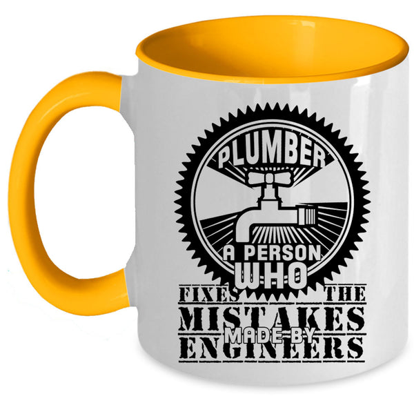 Cool Gift For Plumber Coffee Mug, Plumber Accent Mug