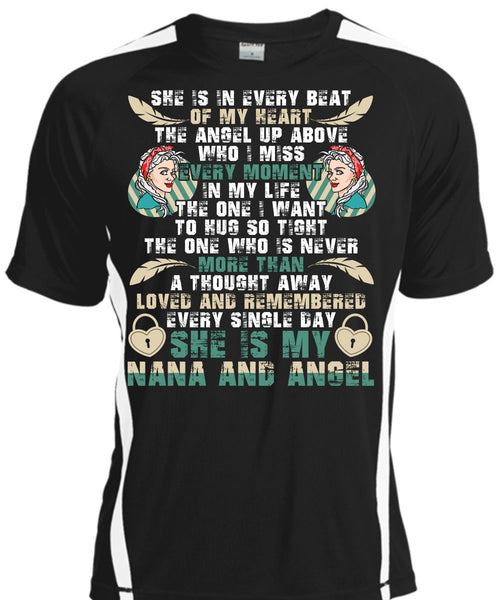 A black t-shirt with the shopify logo