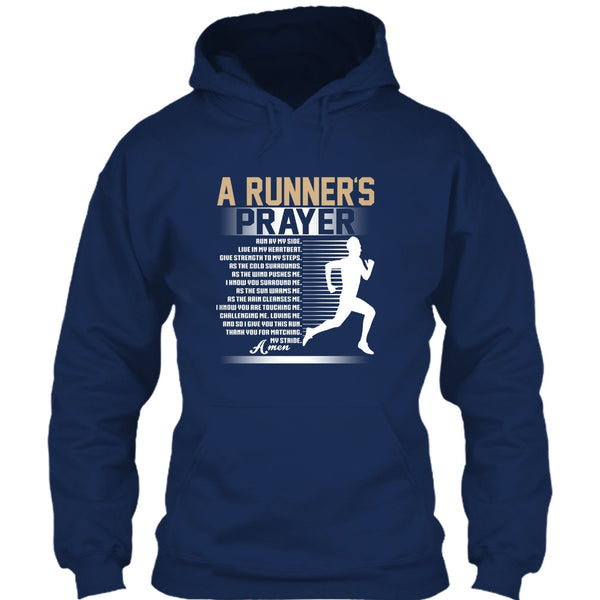 A Runner's Prayer T Shirt, Run By Myside T Shirt