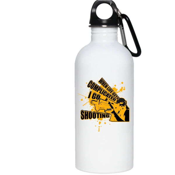 A black t-shirt with the shopify logo