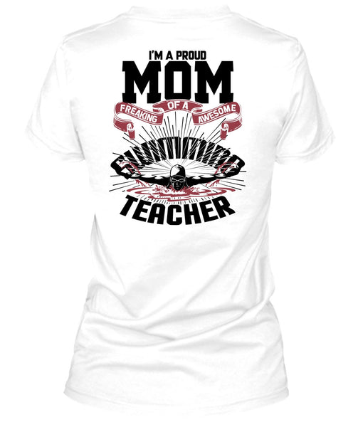 I'm A Proud Mom T Shirt, I Love Swimming T Shirt