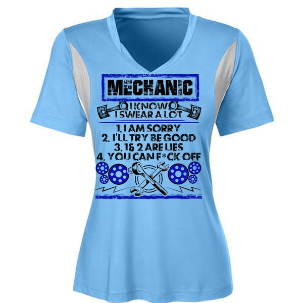I Know I Swear A Lot T Shirt, I Love Mechanic T Shirt, Awesome T-Shirts