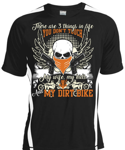 A black t-shirt with the shopify logo