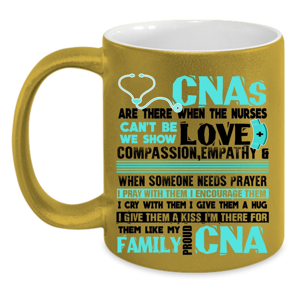 My Family proud CNA Coffee Mug, Awesome CNAs Accent Mug