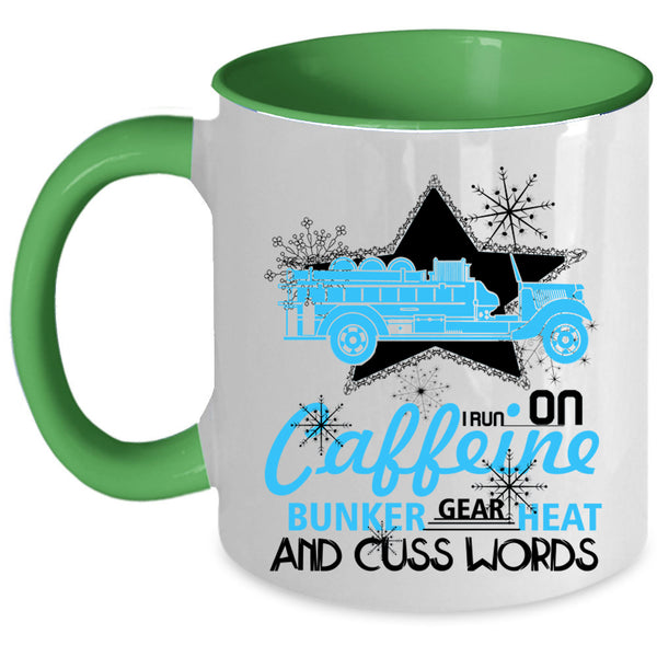 Christmas Gift For Fireman Coffee Mug, Cute Firefighter Accent Mug