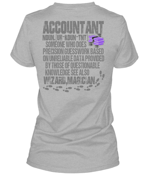 Who Does Precision Guesswork T Shirt, I Love Accountant T Shirt