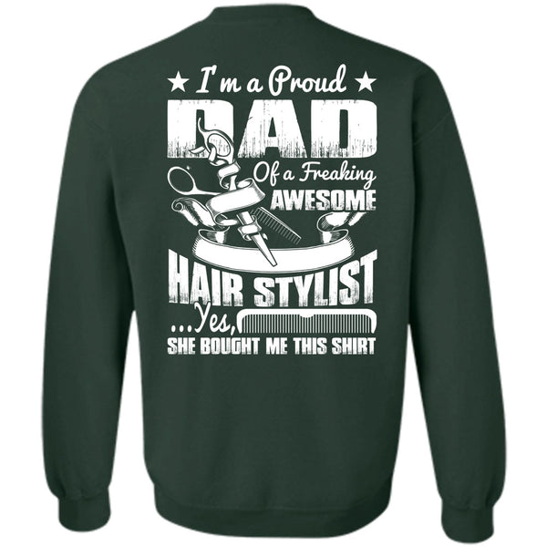 Awesome Hair Stylist T Shirt, I Love Hair Stylist Sweatshirt
