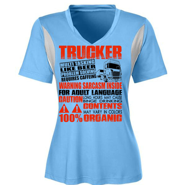Trucker Multitasking Like Beer T Shirt, Adult Language T Shirt, Awesome T-Shirts