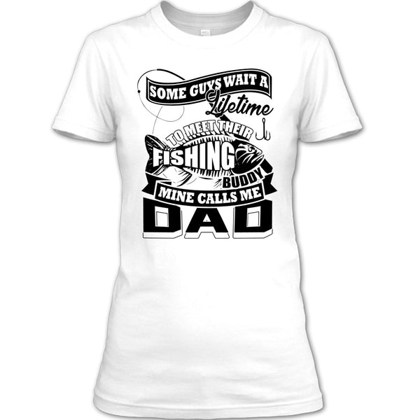 Their Fishing Buddy T Shirt, Coolest Fishing Dad T Shirt