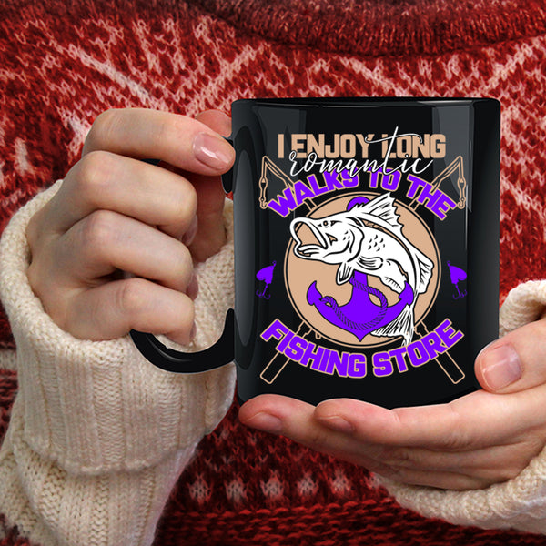 I Enjoy Long Romantic Coffee Mug, The Fishing Store Coffee Cup