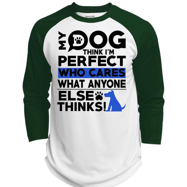 My Dog Think T Shirt, I Love My Dog T Shirt, Awesome T-Shirts  (Polyester Game Baseball Jersey)