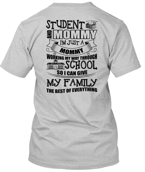Student And Mommy T Shirt, I Love School T Shirt