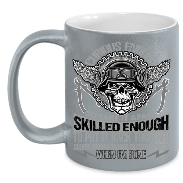 Curious Enough To Take It Apart Coffee Mug, Cool Electricians Coffee Cup