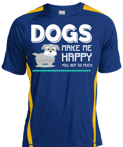 Dogs Make Me Happy You T Shirt, I Love My Dog T Shirt